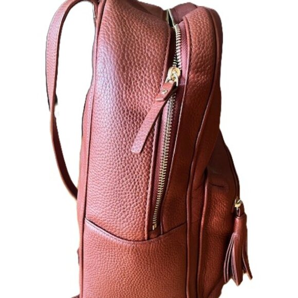 Kate Spade New York Chester Street Aveline Leather Backpack Port Brown